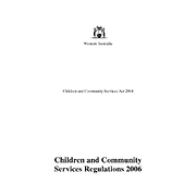 Children and Community Services Regulations 2006 (WA)